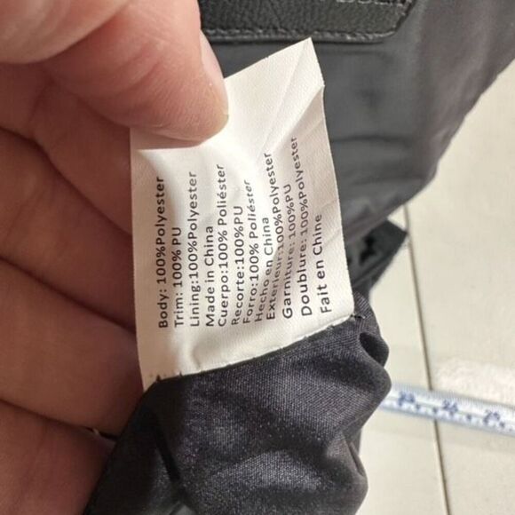 Steve Madden convertible Quilted Black crossbody bag Messenger bag - Picture 10 of 12